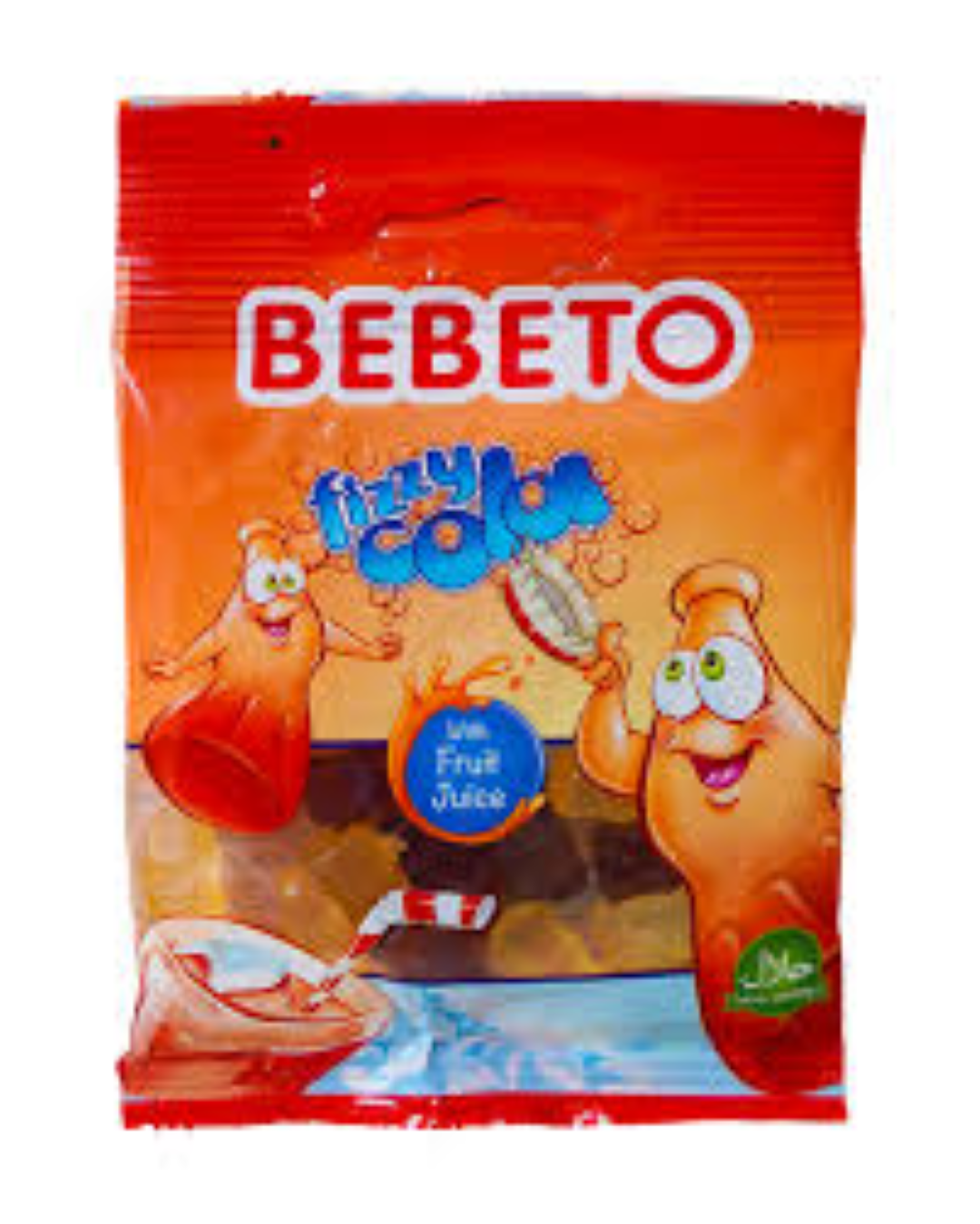 BEBETO SOFT CANDY FIZZY COLA 18G